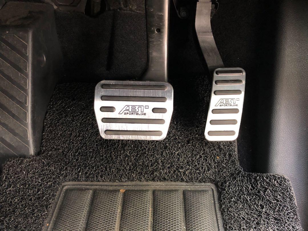 Sport pedals + footrest circuit black for VW Golf 7 VII Arteon sportsvan