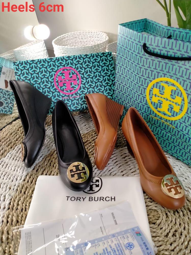 Harga sepatu wedges tory burch original clearance