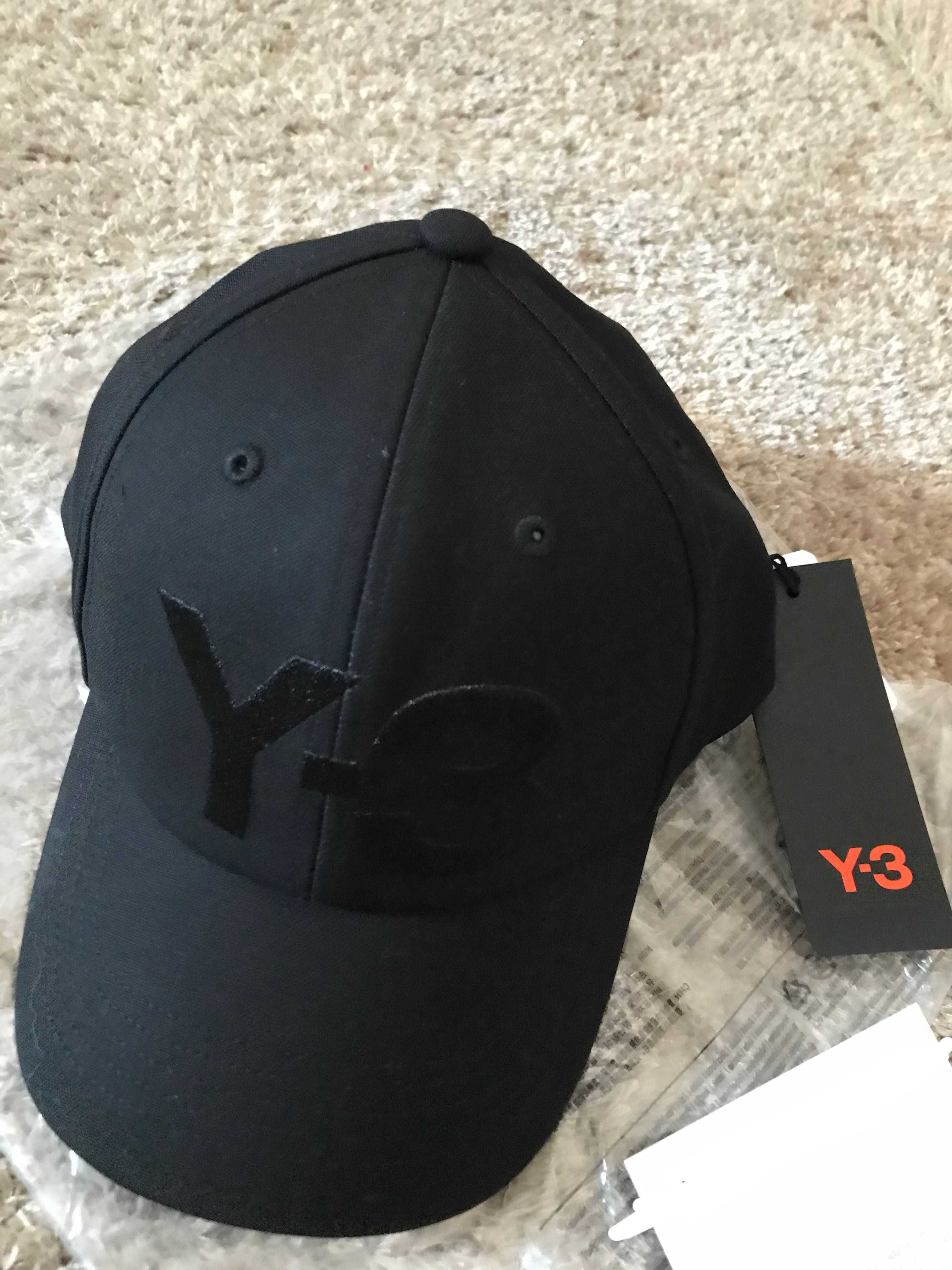 y3 y 3 baseball cap topi y3 adidas yohji yamamoto original new and authentic