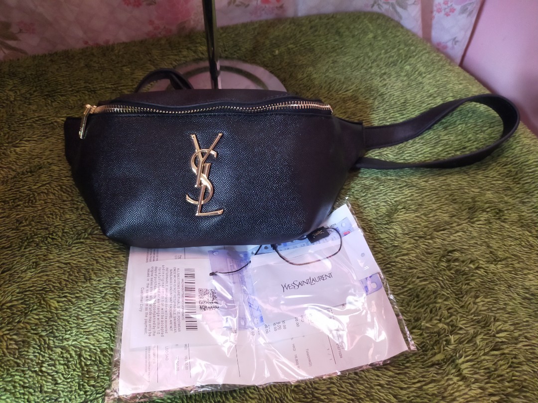 YSL BELT BAG, Men's Fashion, Bags, Belt bags, Clutches and Pouches on Carousell