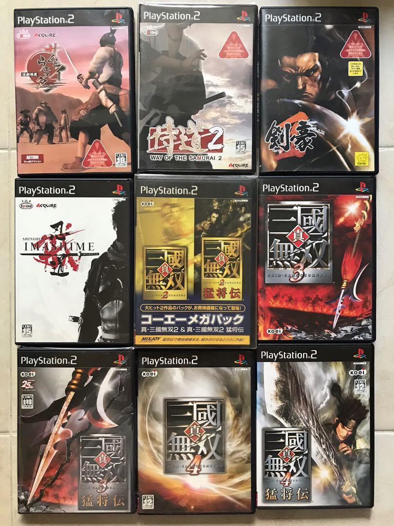 21年4月新返 日版ps2 三國無雙侍道tomb Raider Ico Gallop Racer Drummania Guitar Freaks Gta Gundam Seed Dx 超級機械人大戰基利之野望kof Ace Combat