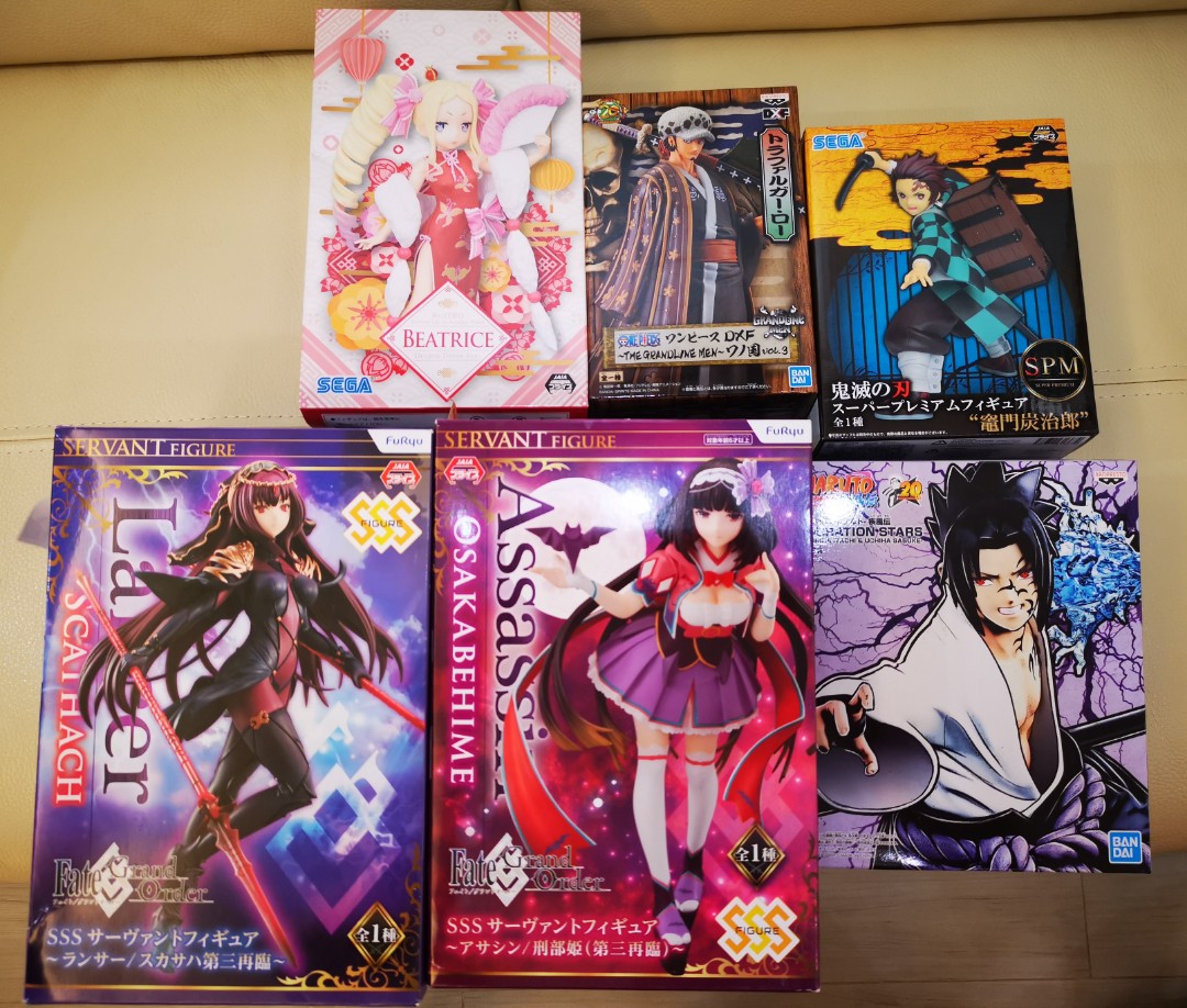大特價one Pieces Fate Grand Order Sss 鬼滅之刃 火影忍者 Beatrice 興趣及遊戲 玩具 遊戲類 Carousell