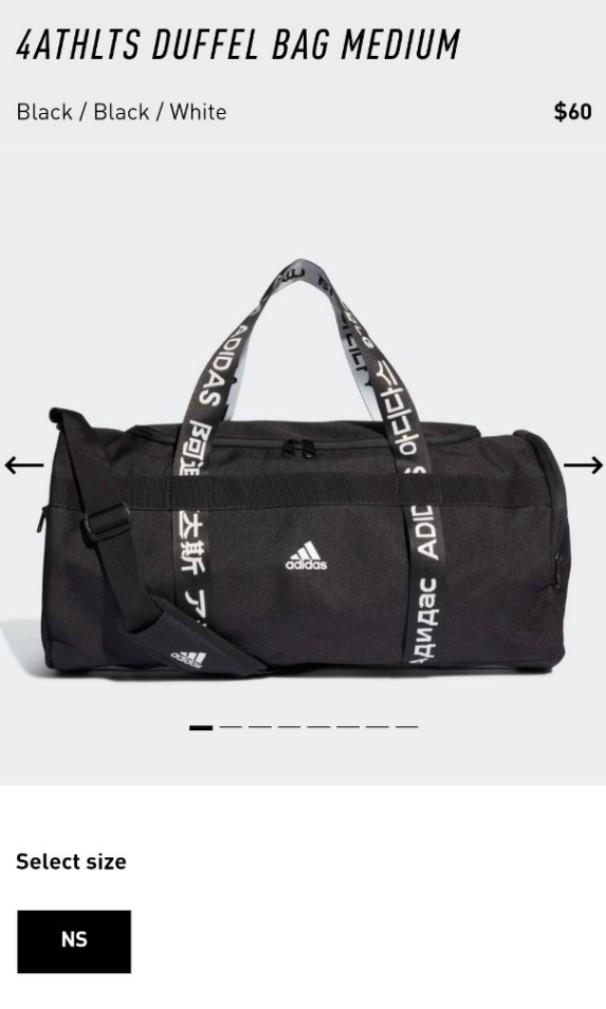Adidas Gym Bag with shoe compartment Men s Fashion Activewear on Carousell