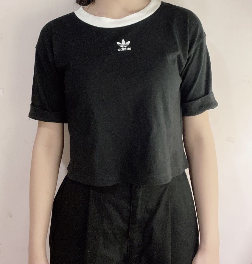 adidas originals cropped tee