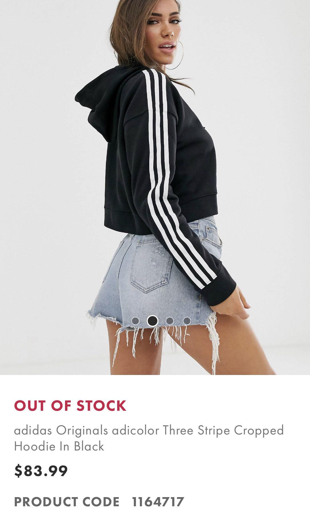 Adidas Originals Stripe Pullover Hoodie