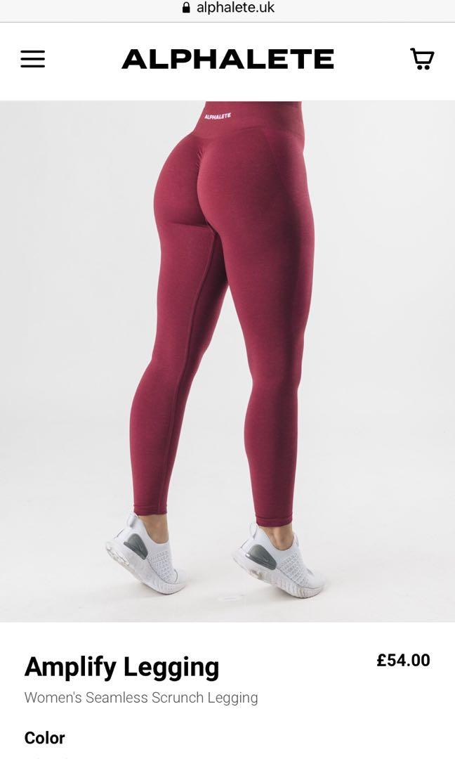 Alphalete Amplify Leggings Scarlet  Gym shorts womens, Colorful leggings,  Leggings