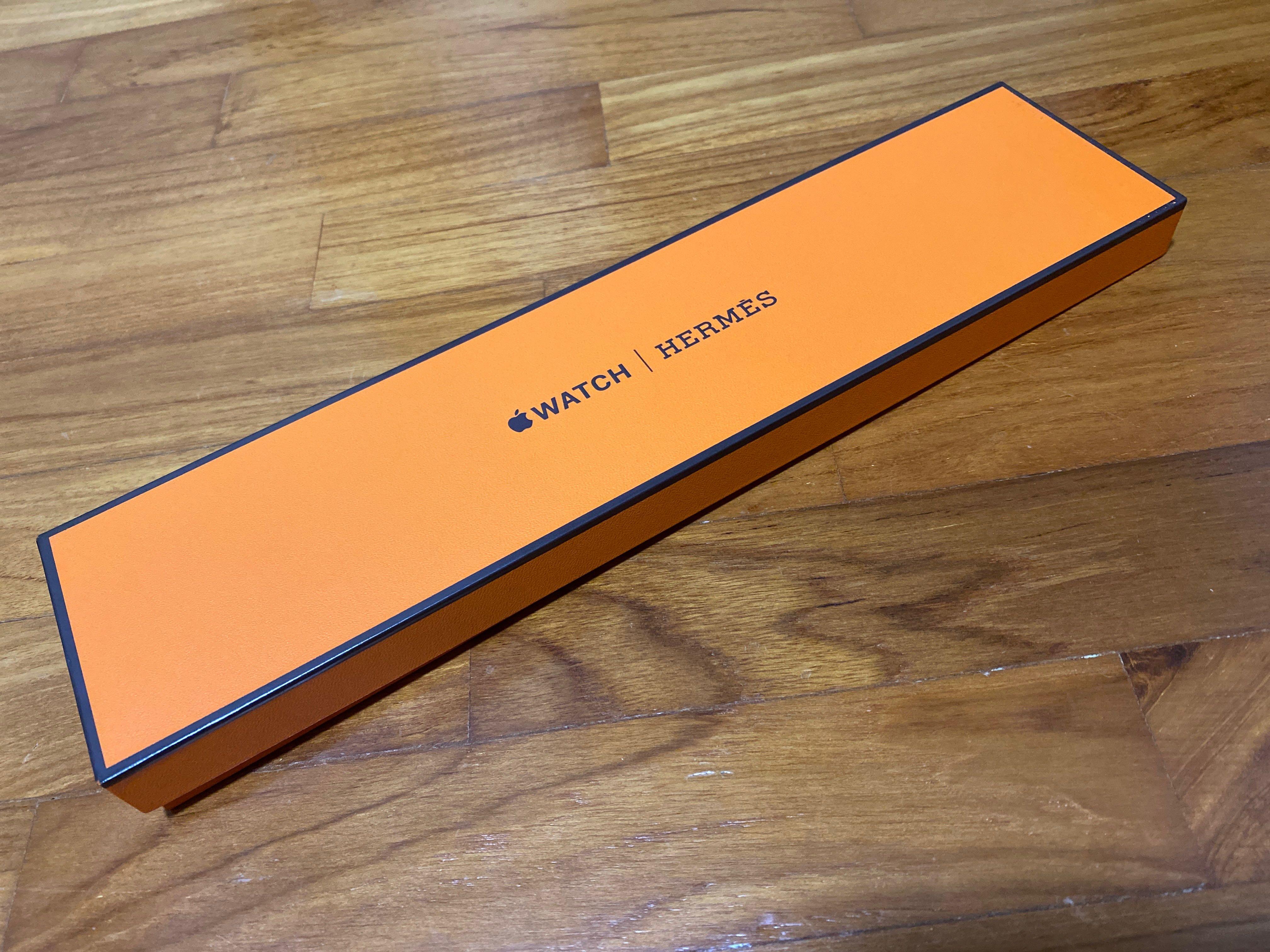 Apple Watch Hermès Strap - 40mm Fauve Barénia Leather Attelage Double Tour,  Mobile Phones \u0026 Gadgets, Wearables \u0026 Smart Watches on Carousell