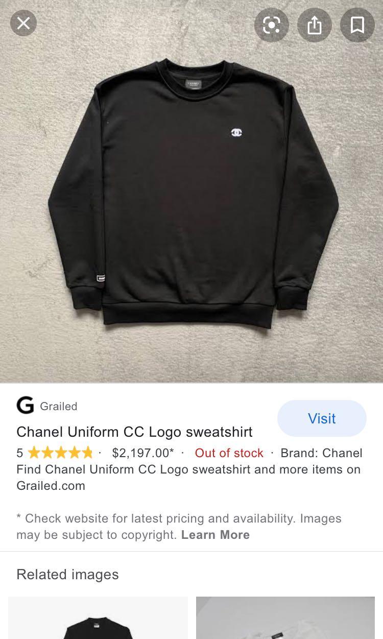 Chanel Uniform CC logo sweatshirt 