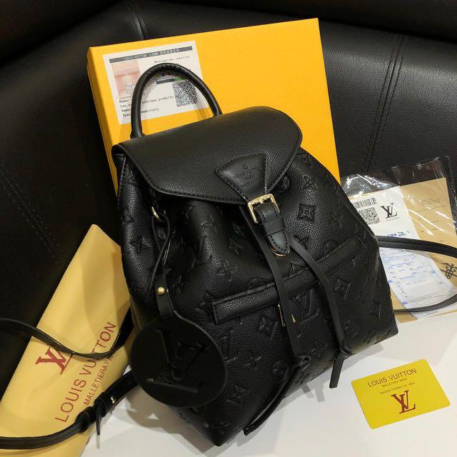 Tas ransel mini lv premium, Fesyen Wanita, Tas & Dompet di Carousell