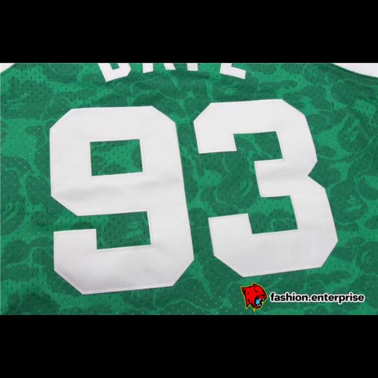 BAPE x Mitchell & Ness Celtics ABC Basketball Swingman Jersey Green Men's -  FW18 - US