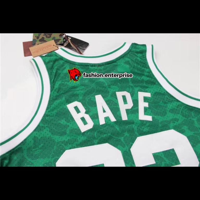 BAPE x Mitchell & Ness Celtics ABC Basketball Swingman Jersey Green Men's -  FW18 - US