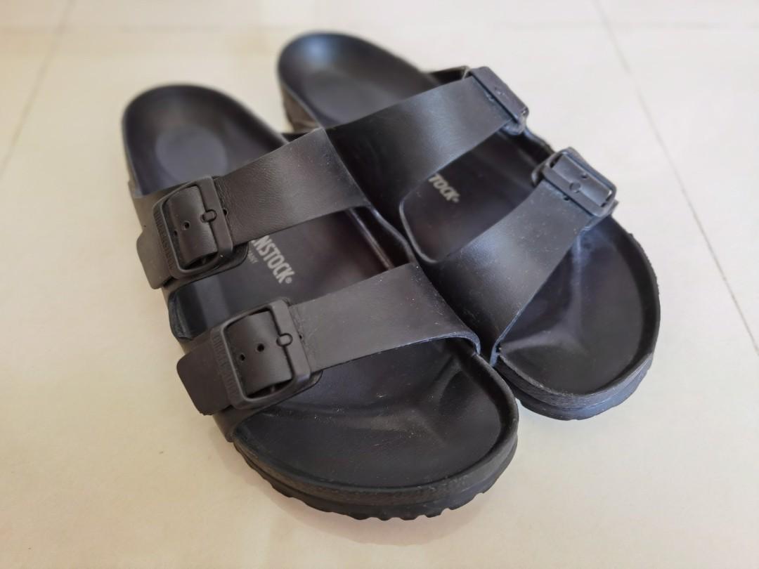 black foam birkenstocks