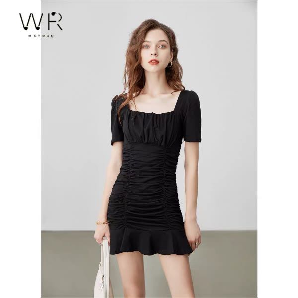 Black color one piece dress, Women's Fashion, Tops, Sleeveless on Carousell