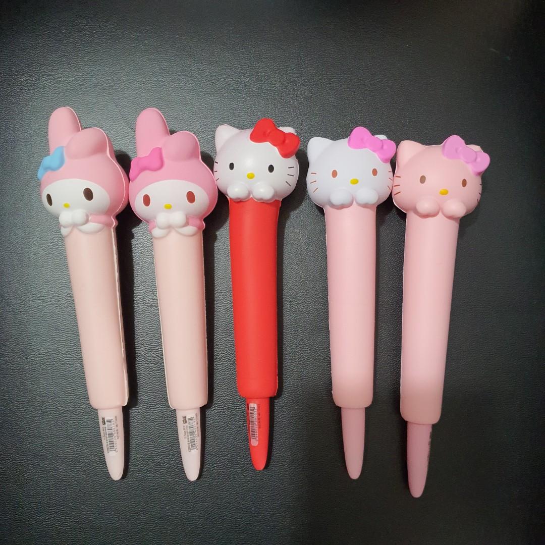 BN Squishy De-stress Hello Kitty/My Melody/Animal Pens, Hobbies & Toys,  Stationery & Craft, Stationery & School Supplies on Carousell