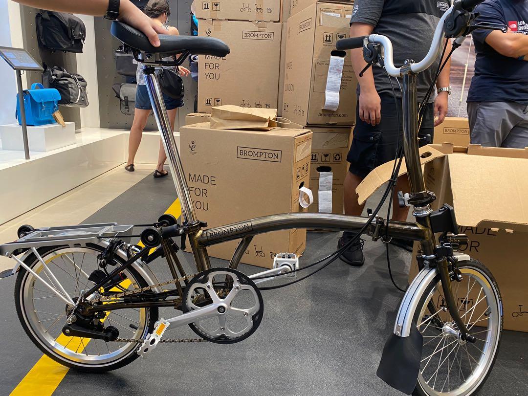 Brompton M6R Black Lacquer W Dynamo And Brooks Cambium C17 40 OFF