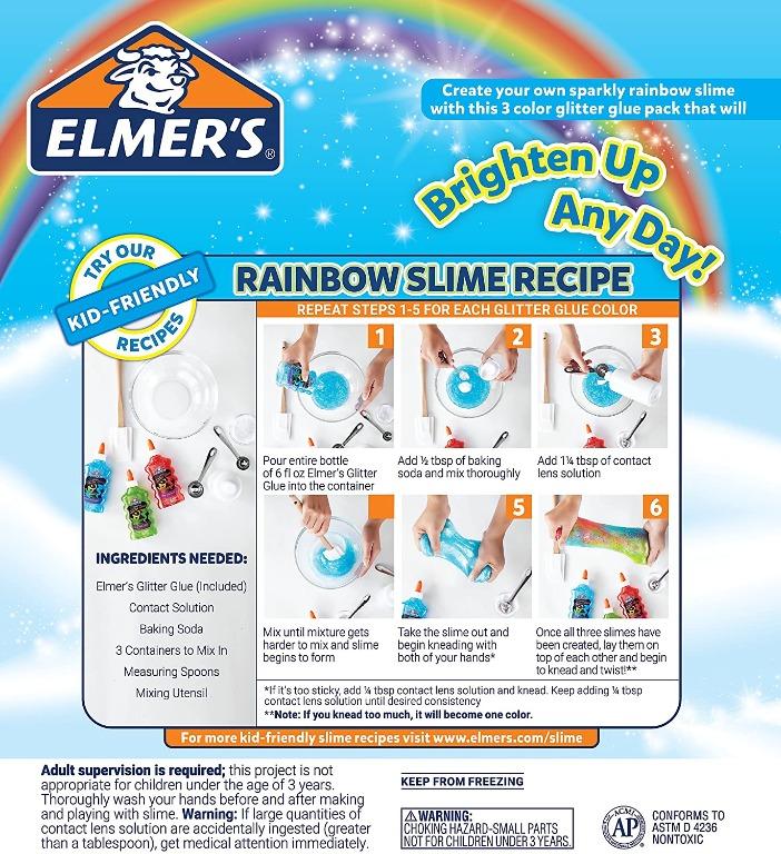 Elmer's 4 pack Fairy Dust Slime Kit with Glue & Activator Solution