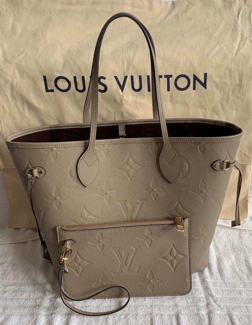 Neverfull Empreinte in Tourterelle 💖 - I love the collapsed, blocky look  as much as the classic! : r/Louisvuitton