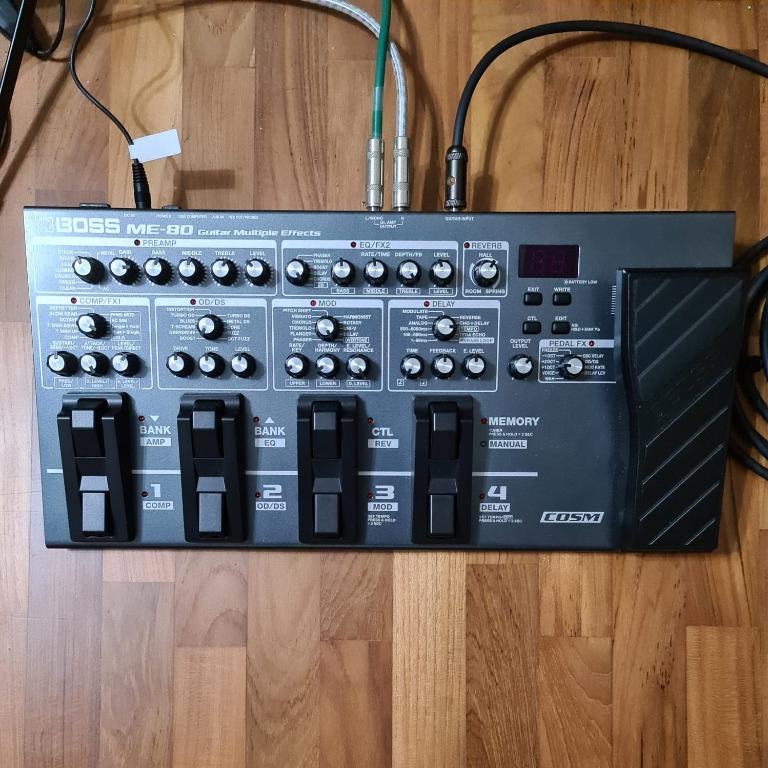 Boss Me 80 Guitar Multi Effects Pedal Hobbies Toys Music Media Music Accessories On Carousell