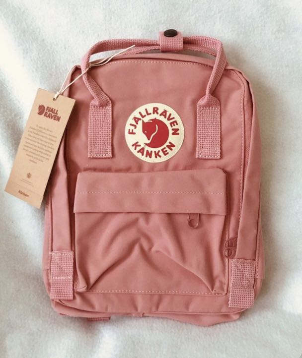 brand new fjallraven kanken mini backpack bag in all pink y2k