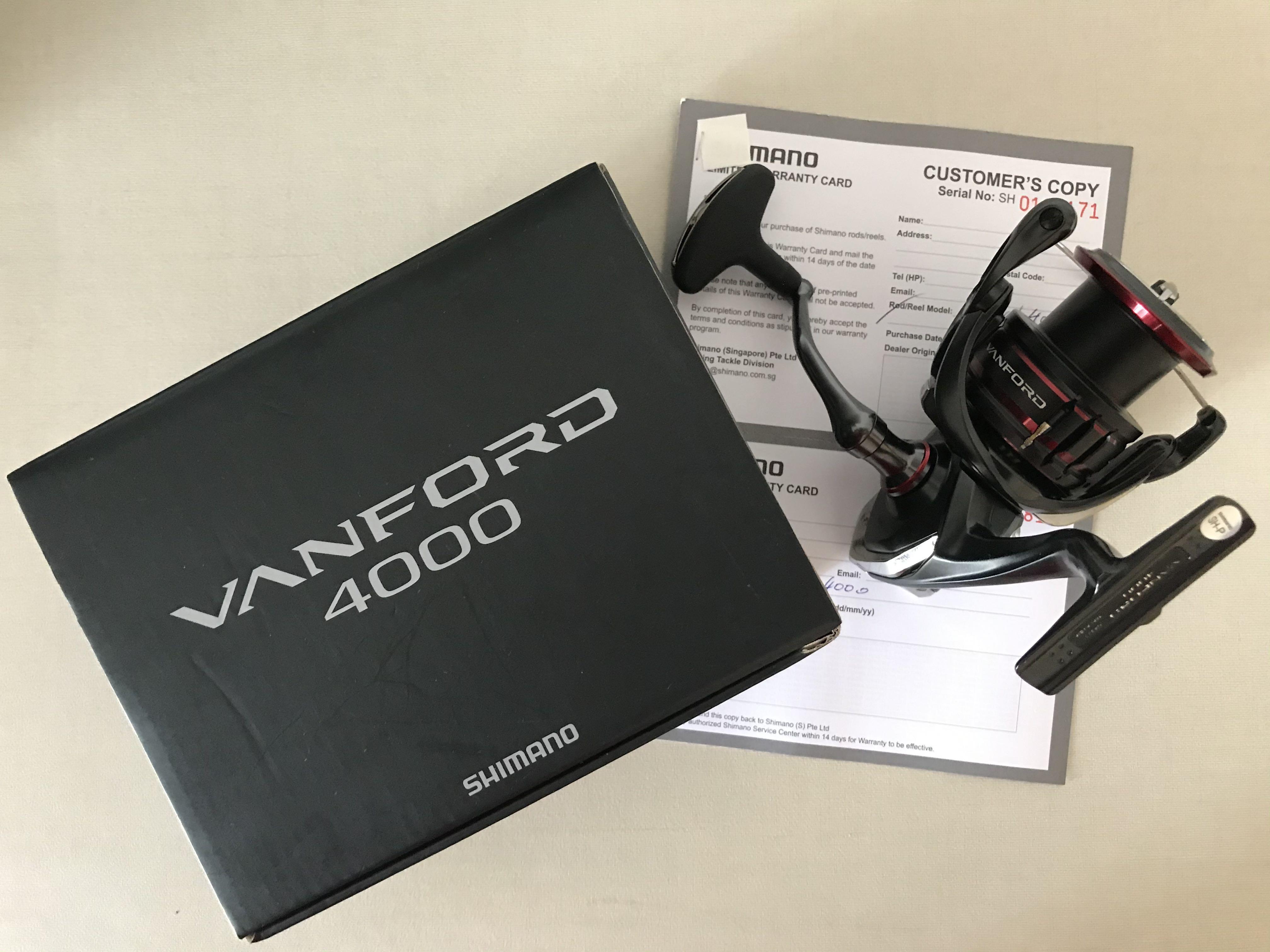 Brand New Shimano VanFord 4000 fishing reel, Sports Equipment