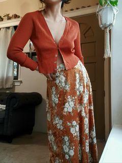 BRANDED Floral Velvet Midi