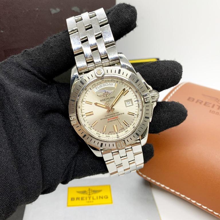 BREITLING A45320 GALACTIC 44 DAY DATE AUTOMATIC MENS 217005804 Luxury Watches on Carousell
