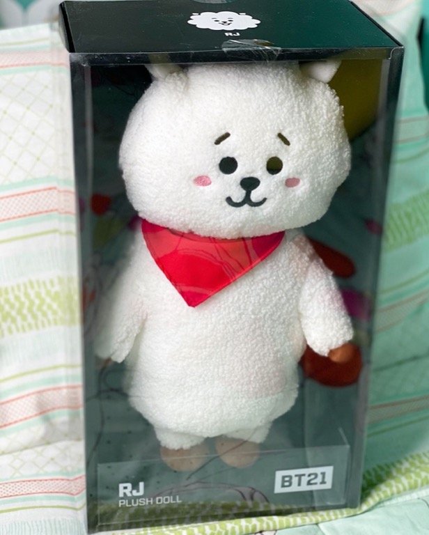 BT21 RJ Plush Doll w/ Box, Hobbies & Toys, Memorabilia & Collectibles