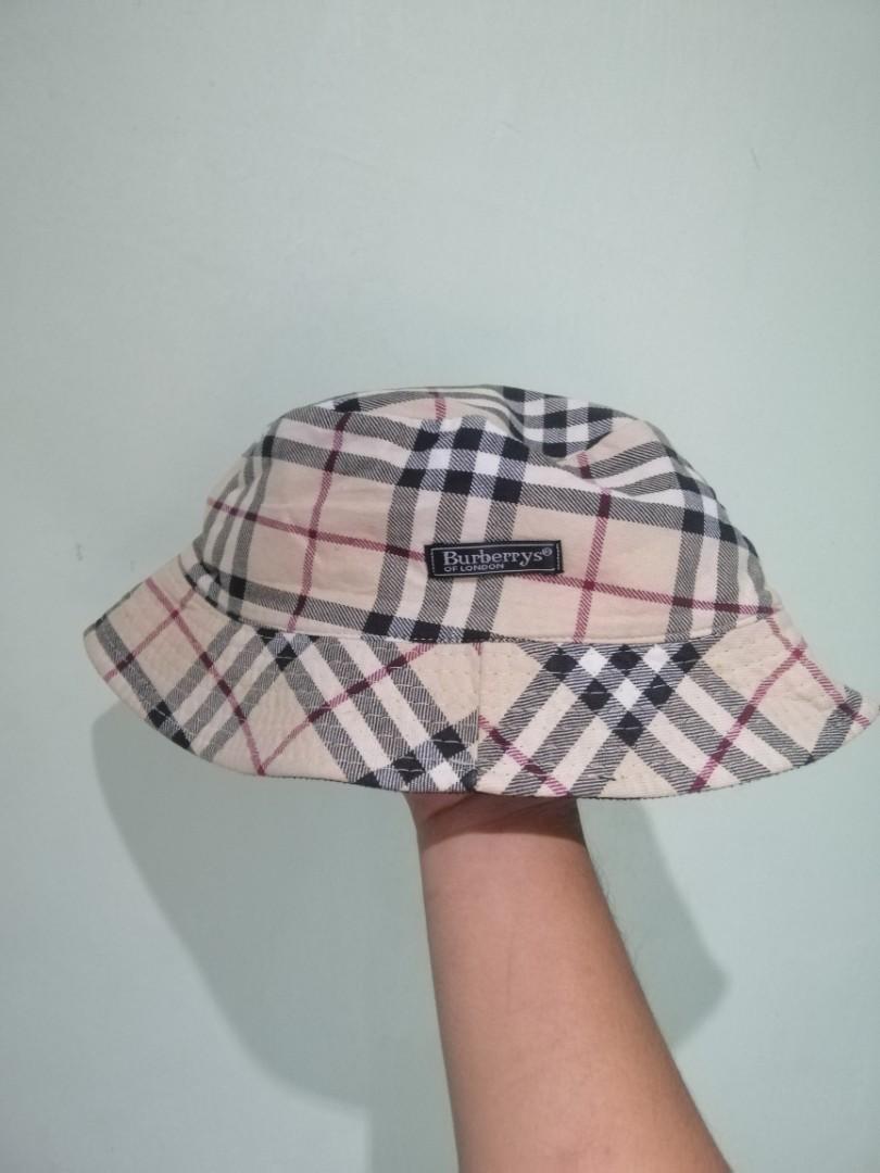burberry bucket hat grailed