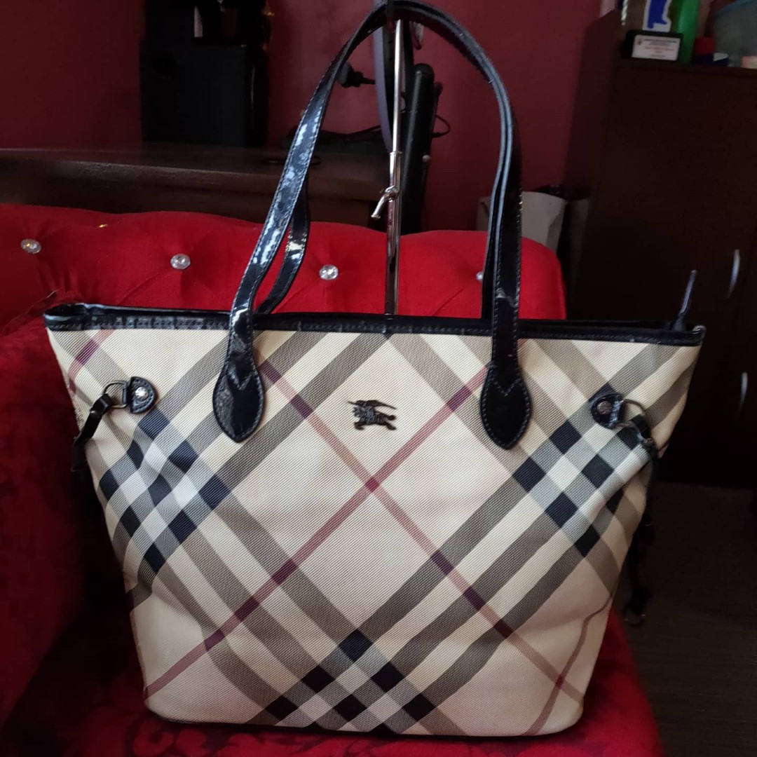Burberry neverfull bag, Luxury, Bags & Wallets on Carousell