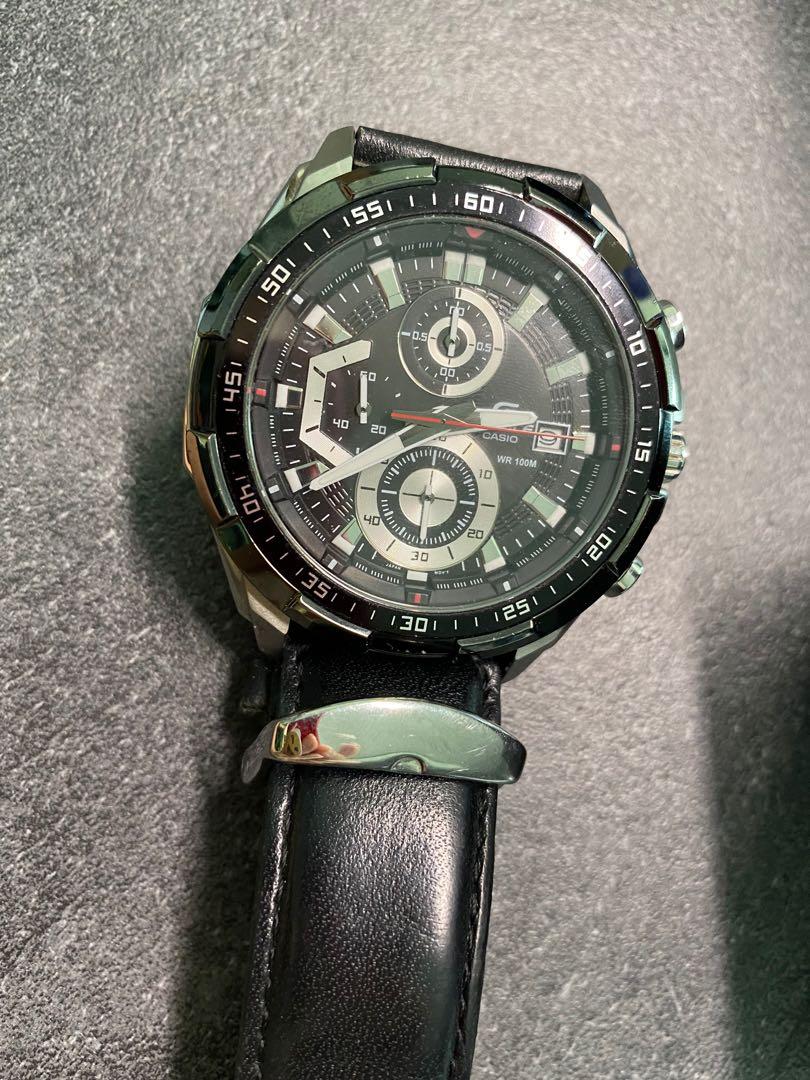 Edifice casio watch top black