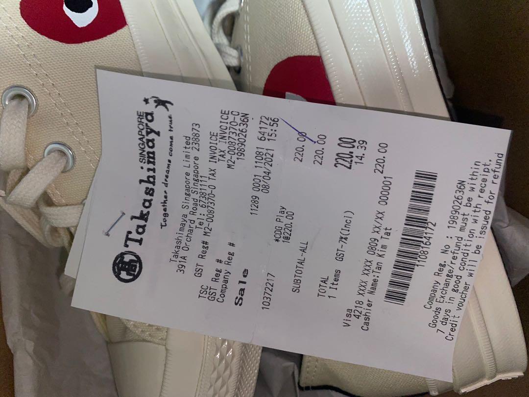 Cdg play takashimaya best sale