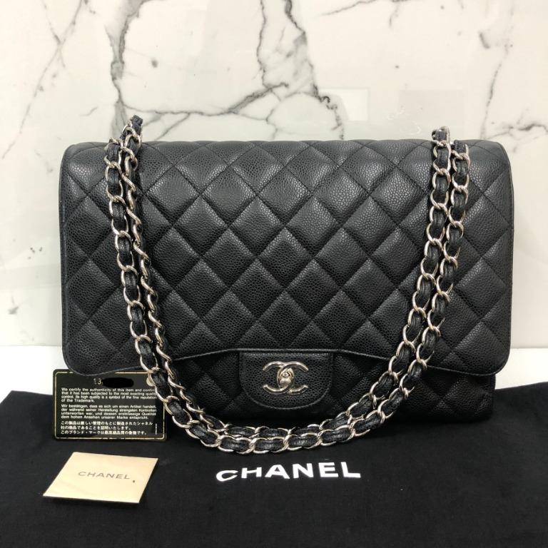Chanel Single Flap Quilted Lambskin Shoulder Bag Circa