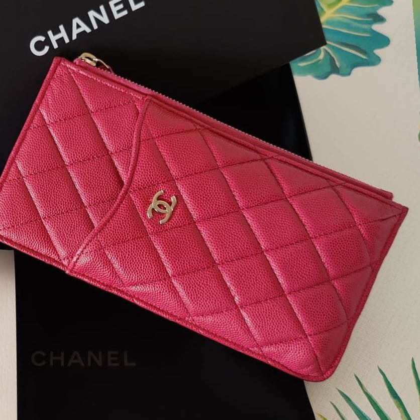 chanel card and phone holder