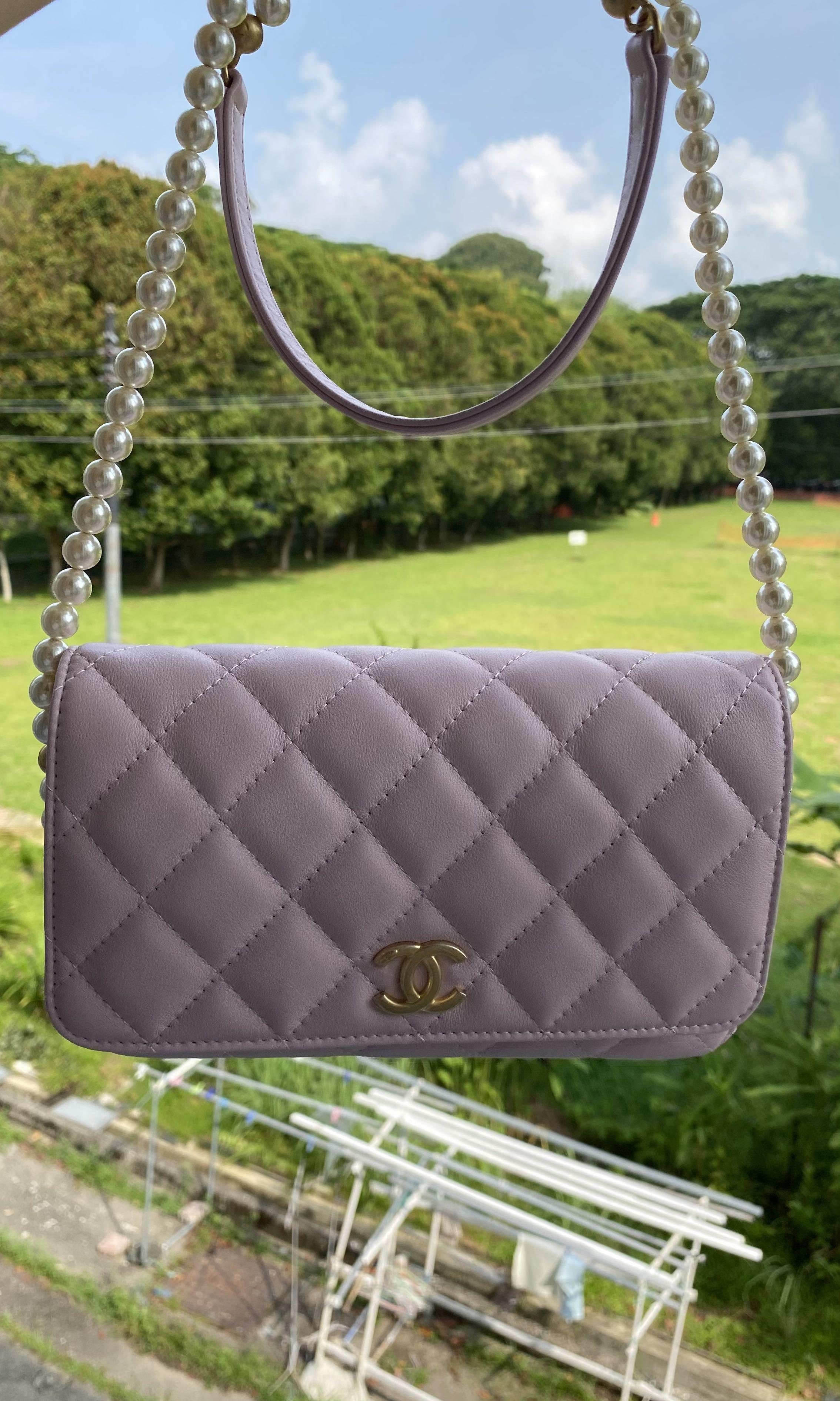 Chanel woc 2025 with pearl strap
