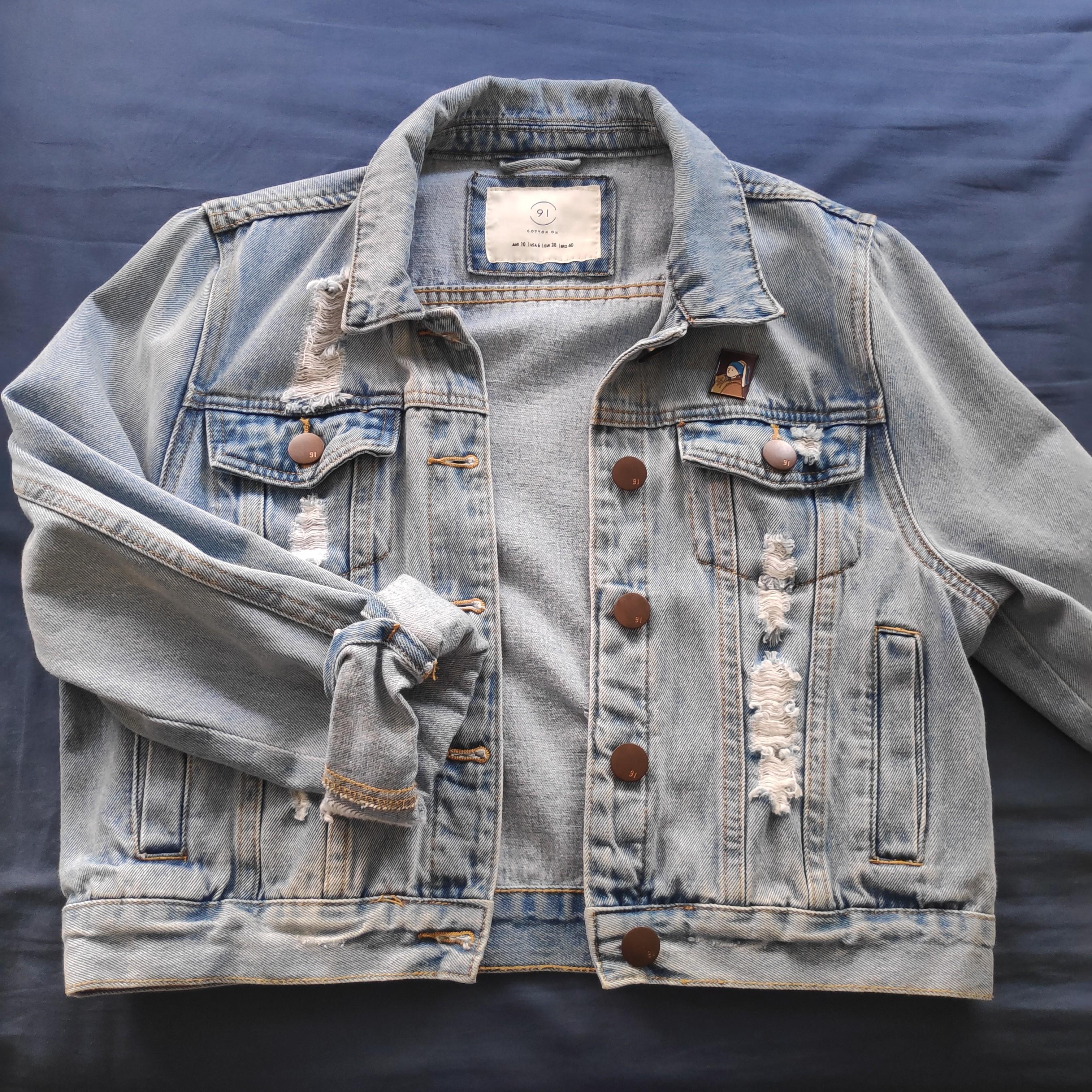 Cotton on 91 denim jacket clearance