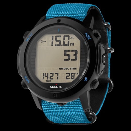Suunto D6i Novo Instructor Blue Zulu Black Zulu Luxury Watches
