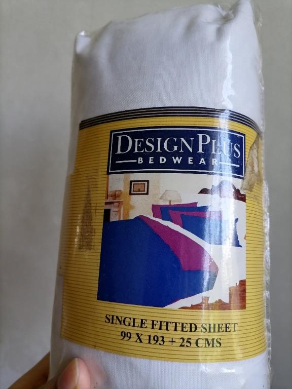 Design Plus Bedwear Egg White Single Size (Category: Bedding & Towels) located in San Mateo. Submitted by Babyfume (Listing ID 1080825047, Image 2). Description: great quality STILL IN PLASTIC NEVER OPENED thick and not cheap feeling cotton 1 pc single bed sheet has some weight to it BOUGHT IN THE MIDDLE EAST message for more details and pictures.