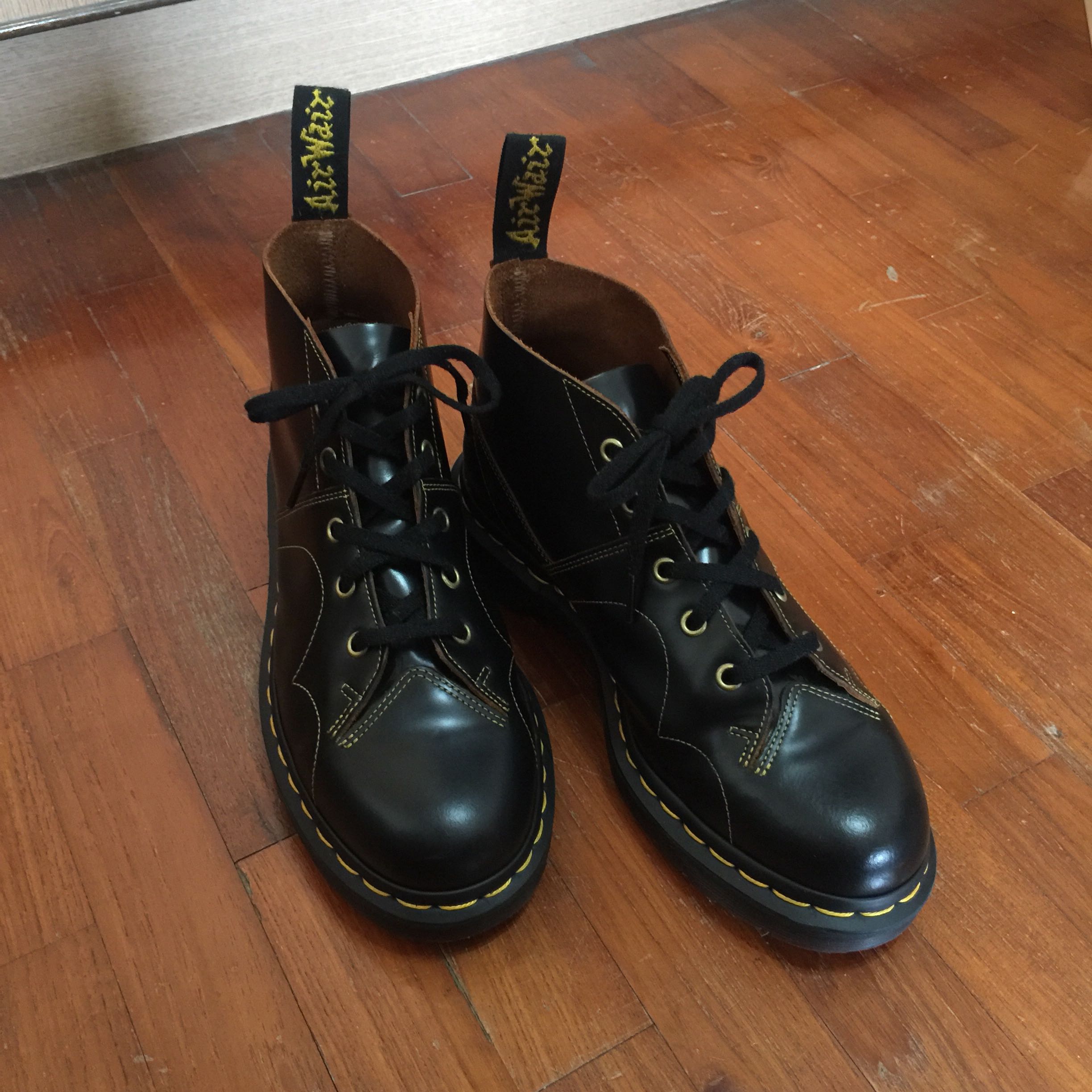 Dr martens clearance church boots mens