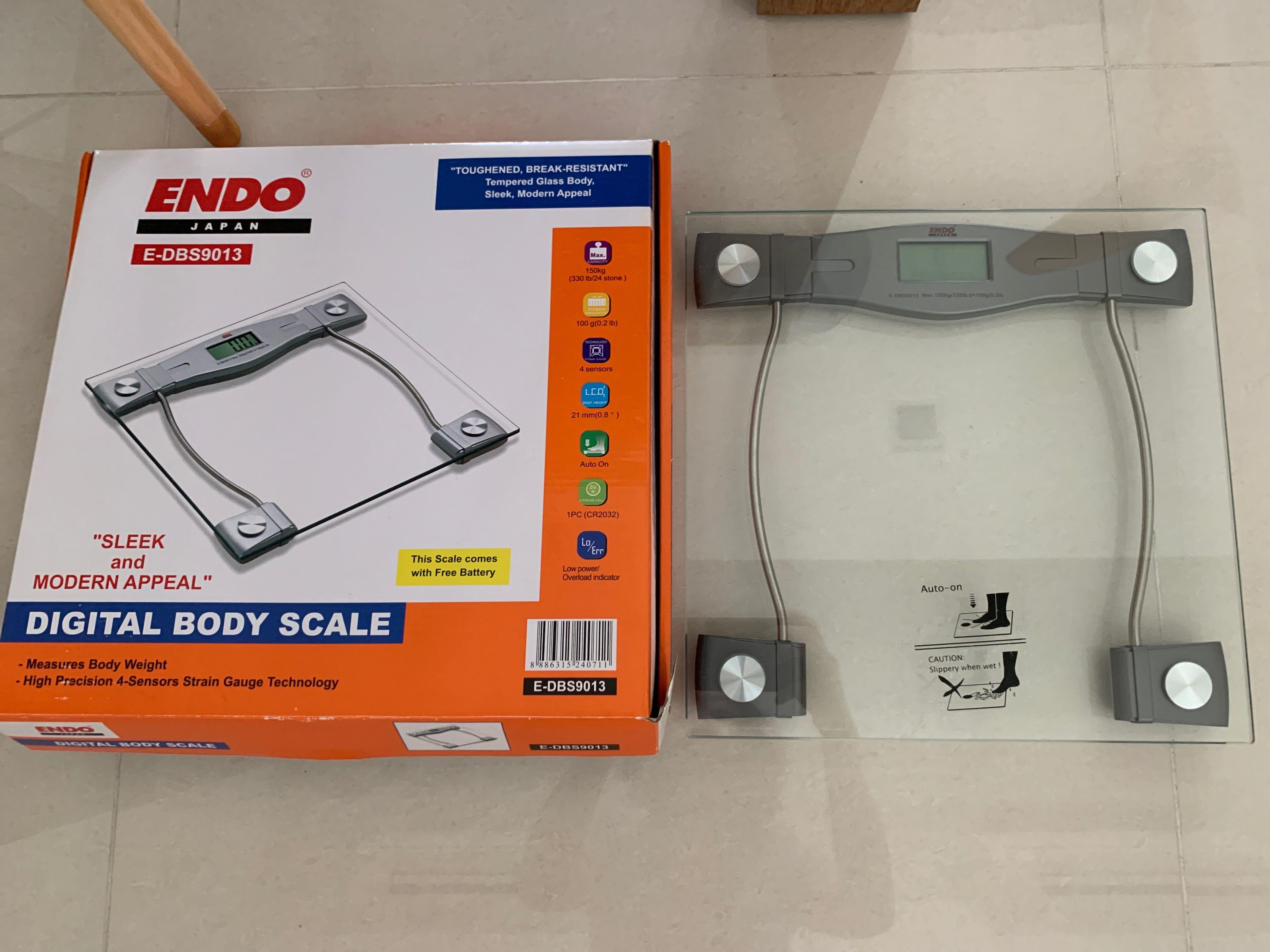 Endo Digital Body Scale, Health & Nutrition, Health Monitors & Weighing