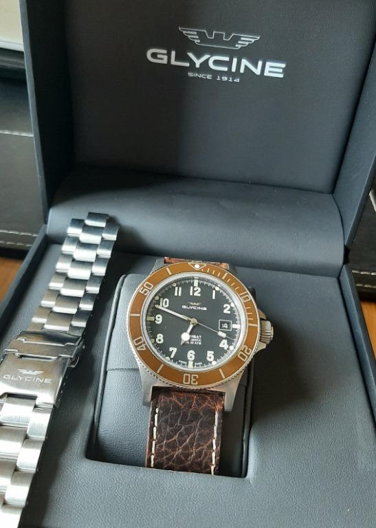 Glycine Combat Sub ETA 2824 42mm diver automatic watch Mobile
