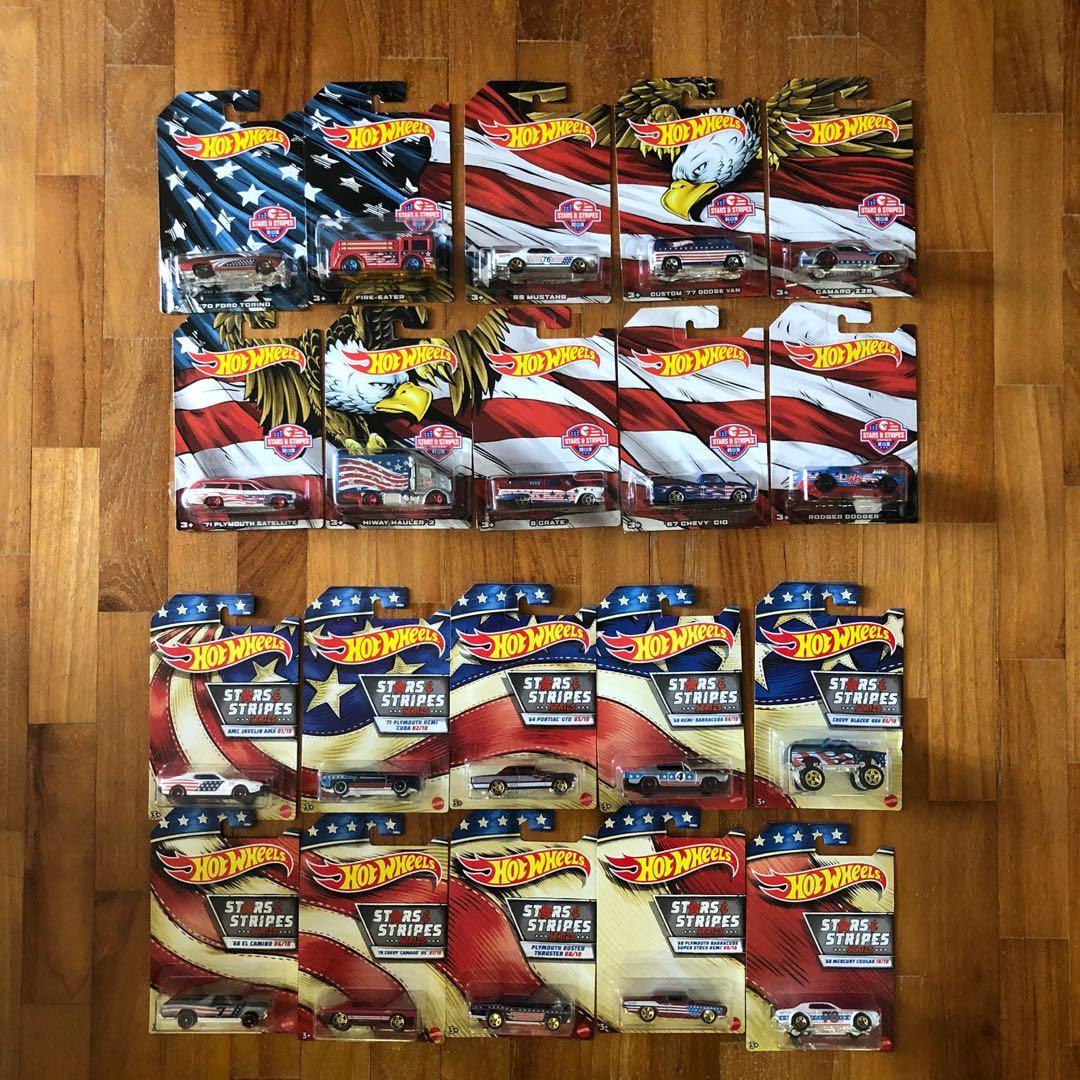 Hot wheels stars and stripes on sale