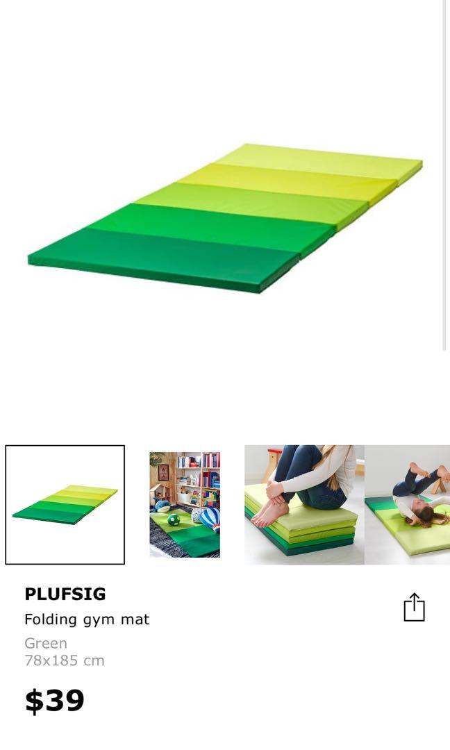 IKEA Folding Gym Mat, Furniture & Home Living, Home Decor, Carpets