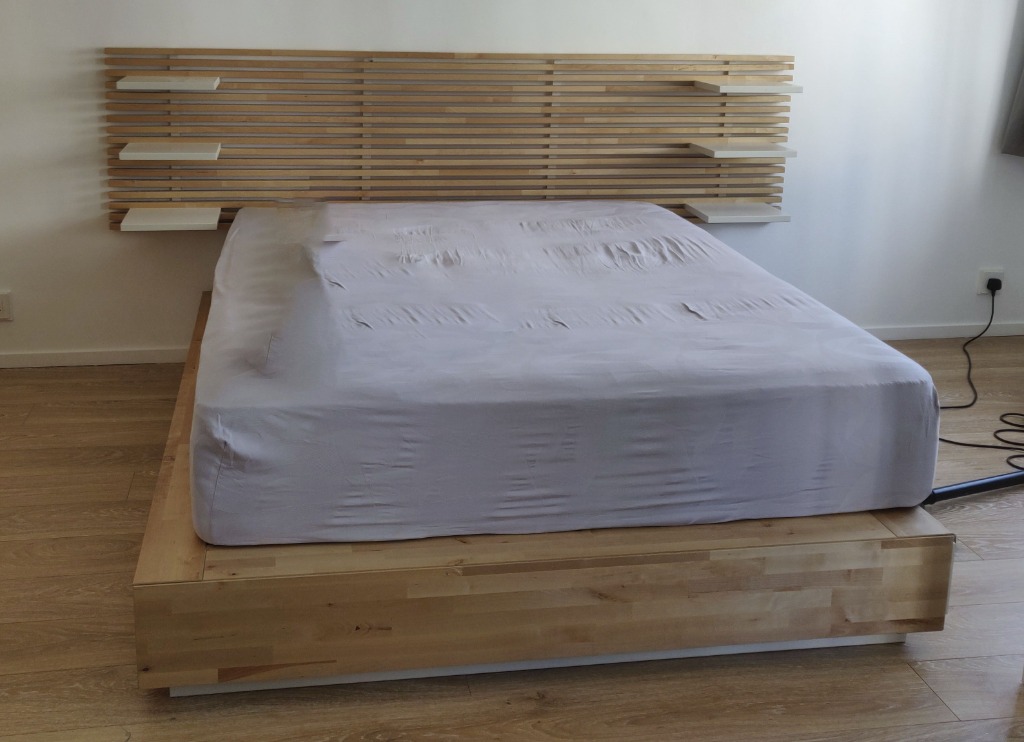 Ikea Mandal Bed Frame with Storage, 傢俬＆家居, 傢俬, 床架及床褥 Carousell