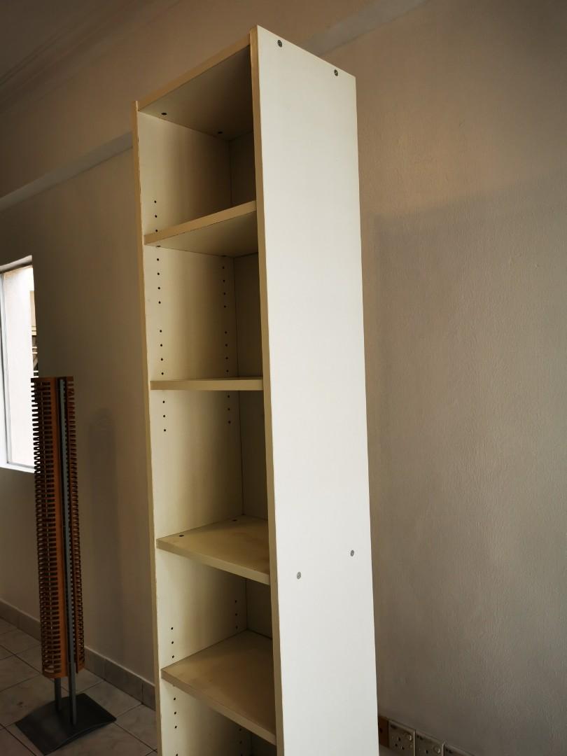 Ikea tall white bookcase, Furniture & Home Living, Furniture, Shelves