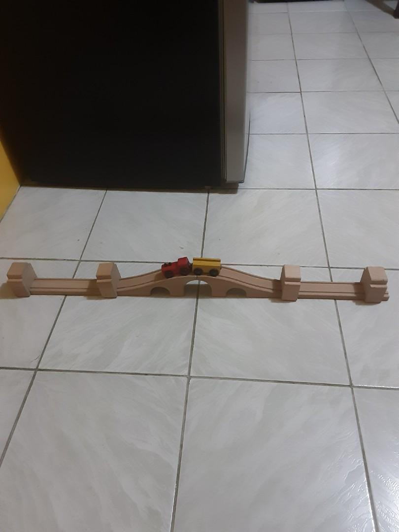 IKEA wooden train set (Category: Infant Playtime) located in Caloocan City. Submitted by yingwen_laoshi (Listing ID 1080794083, Image 2). Description: IKEA wooden train set is: *preloved, EUC *orig IKEA *NO broken nor missing parts *NO more pics to show *I can give discounts on bundle toy purchases (see my other posts) MOP: GCASH/BDO RFS: outgtown na.
