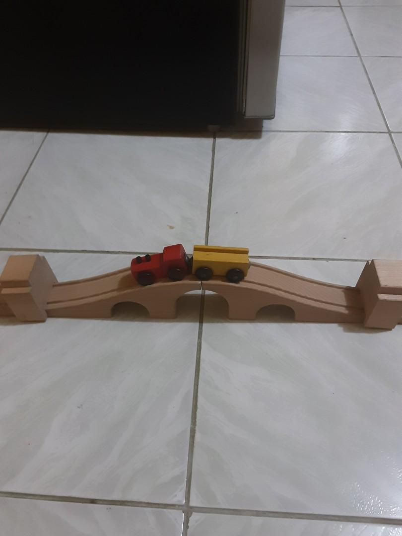 IKEA wooden train set (Category: Infant Playtime) located in Caloocan City. Submitted by yingwen_laoshi (Listing ID 1080794083, Image 1). Description: IKEA wooden train set is: *preloved, EUC *orig IKEA *NO broken nor missing parts *NO more pics to show *I can give discounts on bundle toy purchases (see my other posts) MOP: GCASH/BDO RFS: outgtown na.