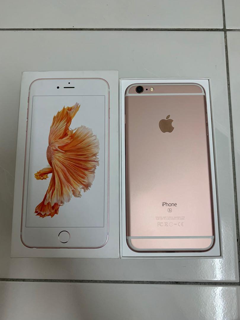 Iphone 6s Plus 128GB RoseGold Mobile Phones Gadgets Mobile