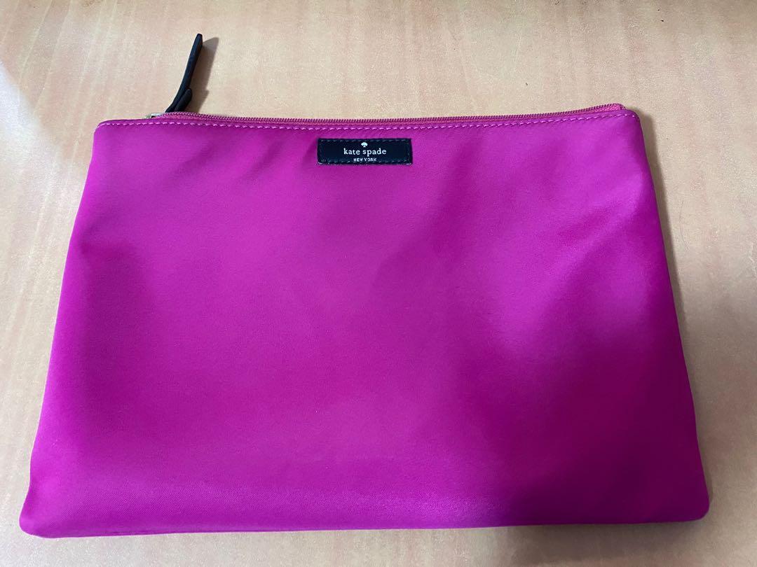 Kate Spade Kiss And Makeup Pouch/Clutch, Luxury, Bags & Wallets on Carousell