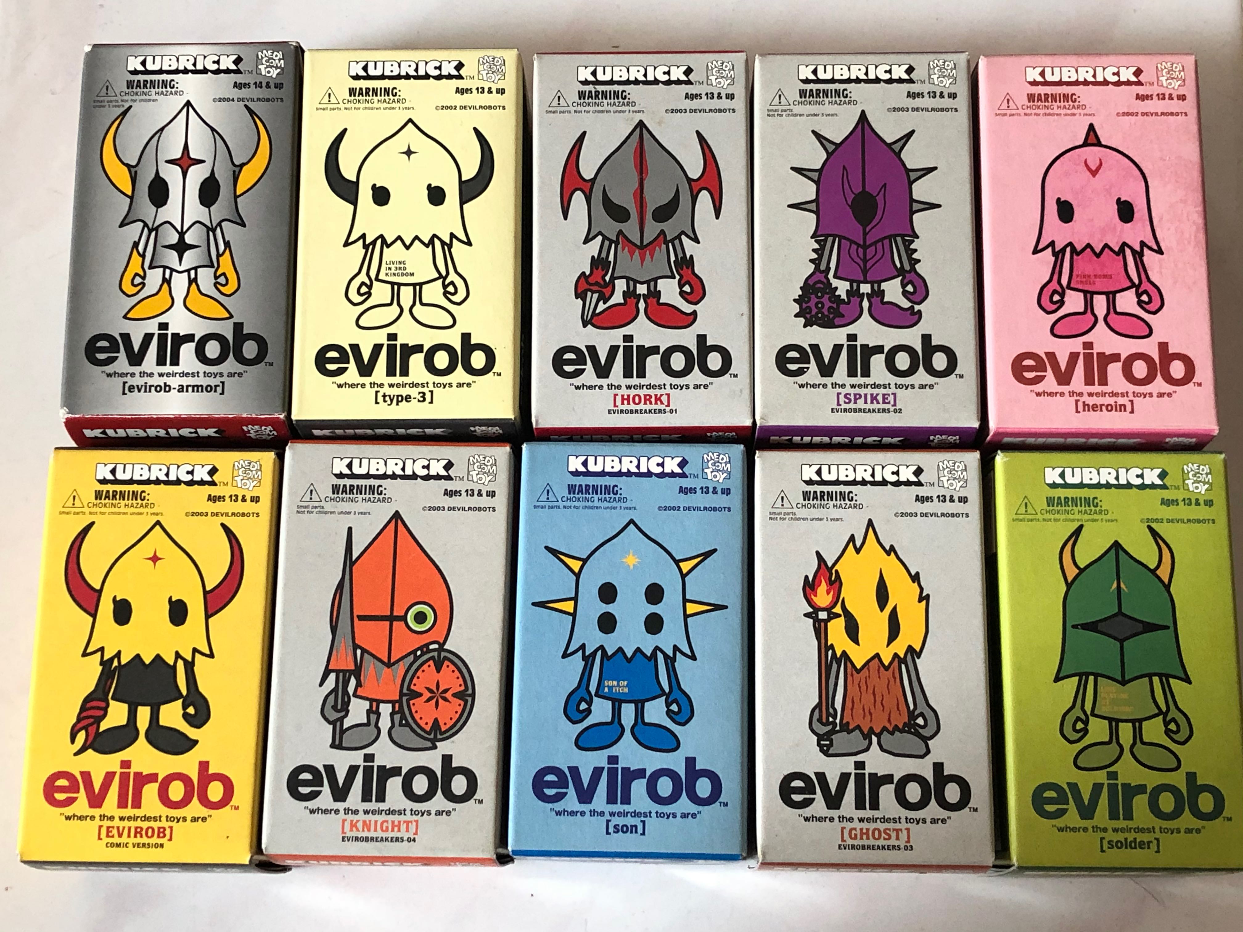 kubrick evirob 1〜3 全15体 未開封 mifar.com
