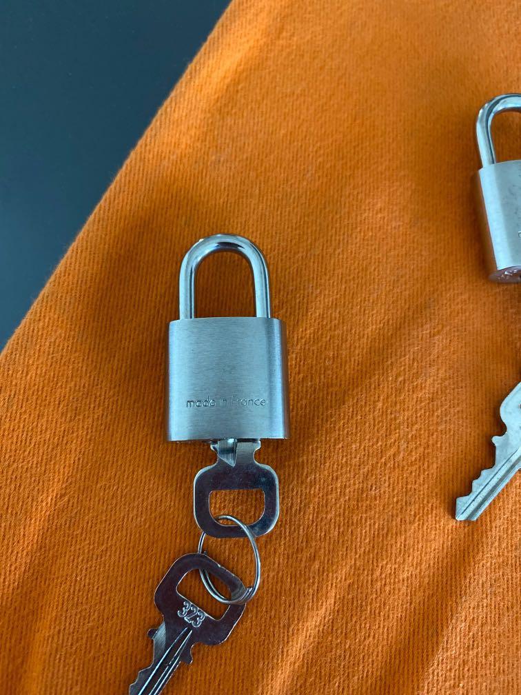 Louis Vuitton Palladium Lock & Key Set - Silver Bag Accessories,  Accessories - LOU778914